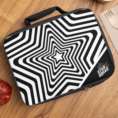 Star Repeat With Logo Lunch Box Insulated Food Carrier for Kids & Adults